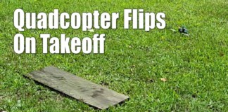 Quadcopter-Flips-On-Takeoff-Solved